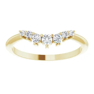 Arrakis - Diamond Set Wedding Band-The Diamond Setter