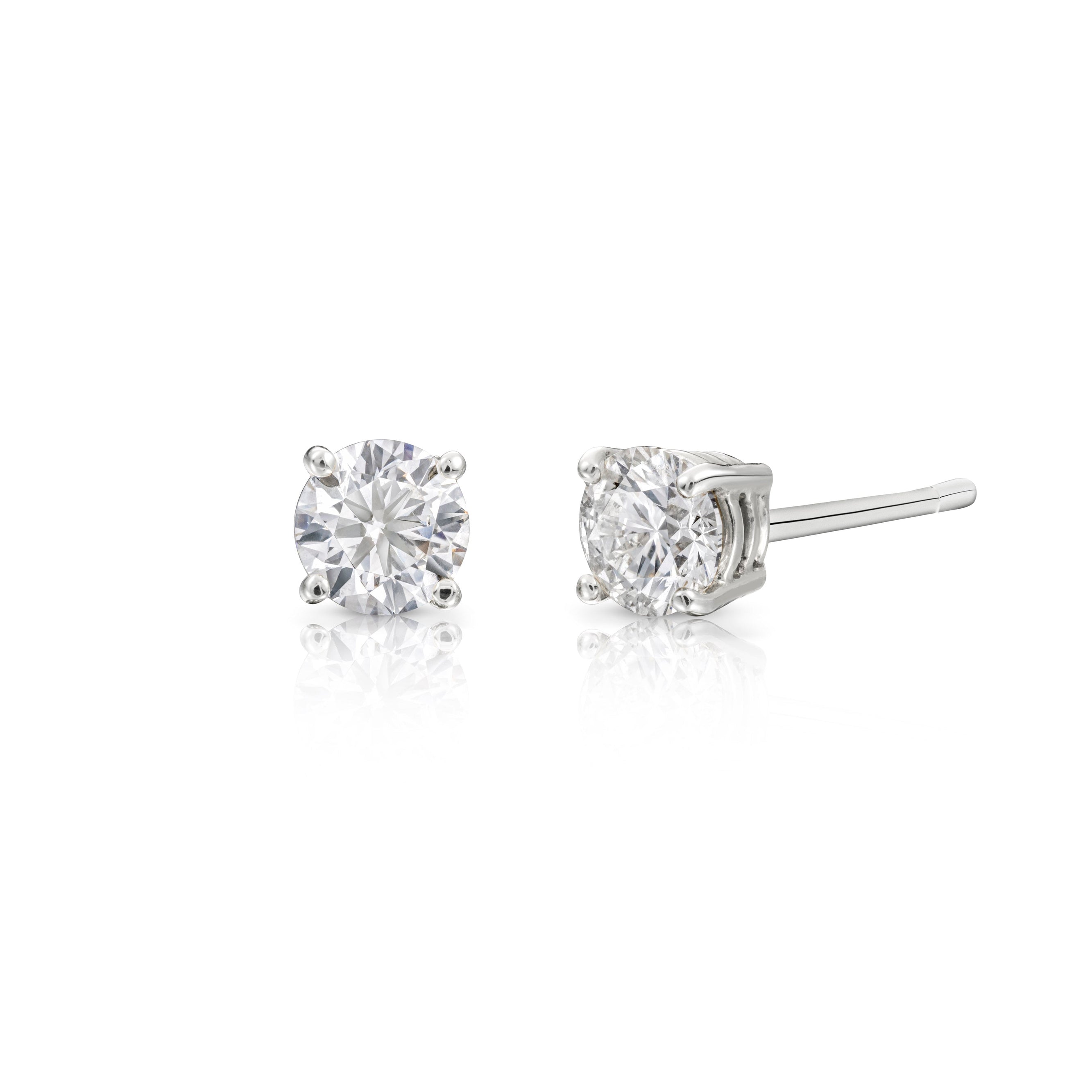 Diamond Stud Earrings in 9ct gold-The Diamond Setter