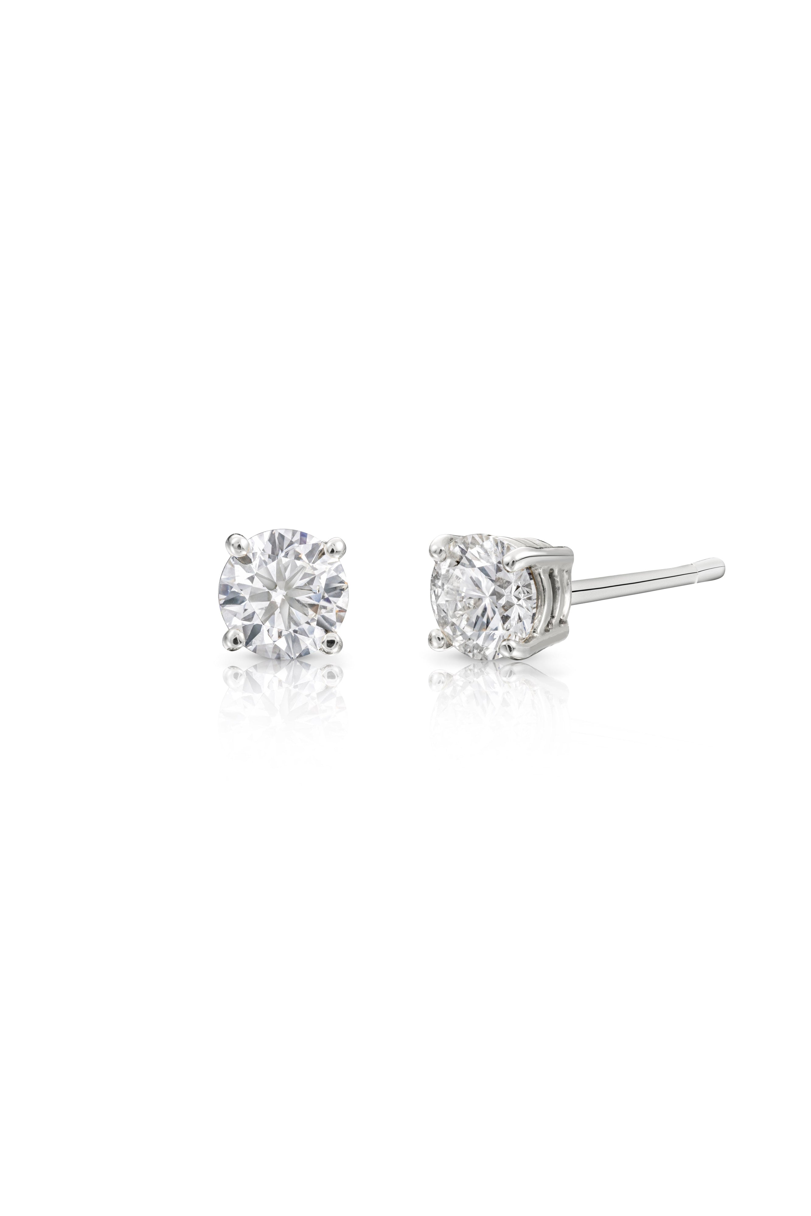Diamond Stud Earrings in 9ct gold-The Diamond Setter