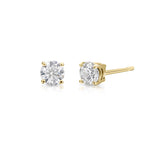 Diamond Stud Earrings in 9ct gold-The Diamond Setter