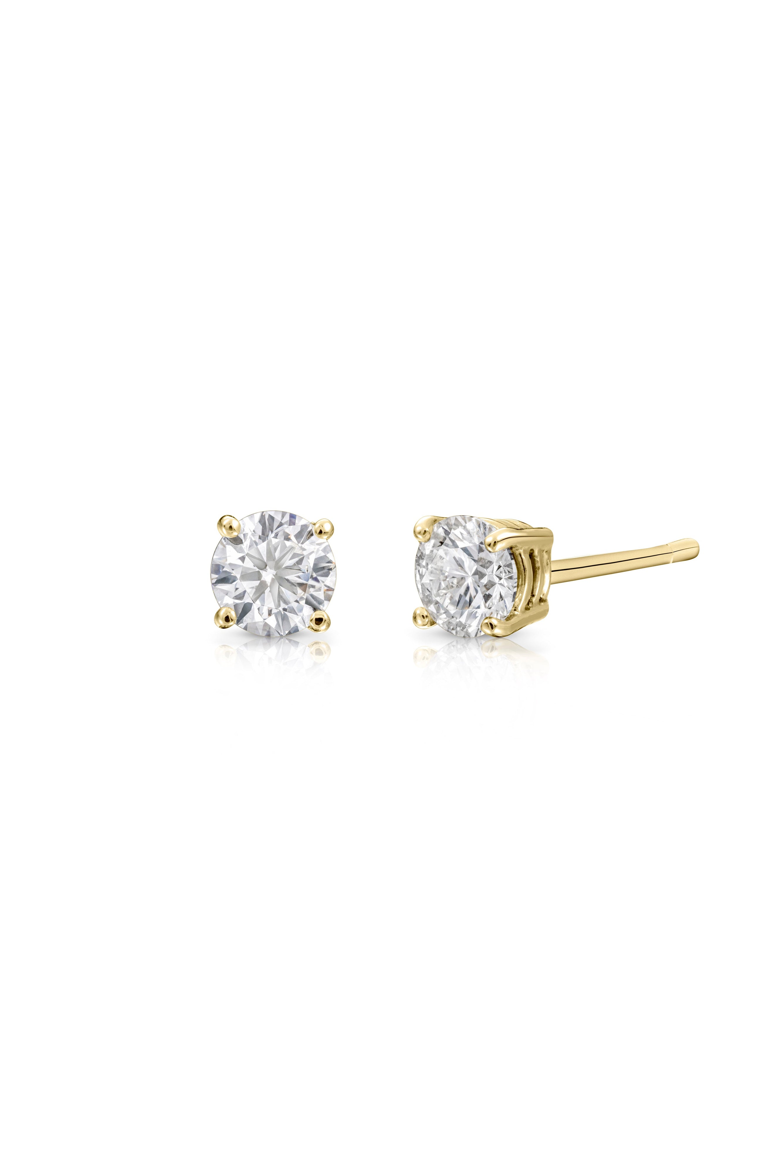 Diamond Stud Earrings in 9ct gold-The Diamond Setter