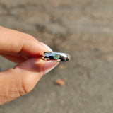 Dome Ring with oval emerald-The Diamond Setter
