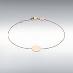 Engravable Disc Bracelet-The Diamond Setter