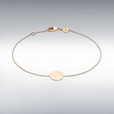 Engravable Disc Bracelet-The Diamond Setter
