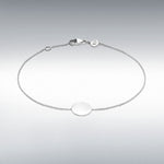 Engravable Disc Bracelet-The Diamond Setter