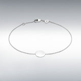 Engravable Disc Bracelet-The Diamond Setter