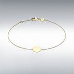 Engravable Disc Bracelet-The Diamond Setter