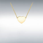Engravable Heart Pendant-The Diamond Setter