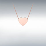 Engravable Heart Pendant-The Diamond Setter