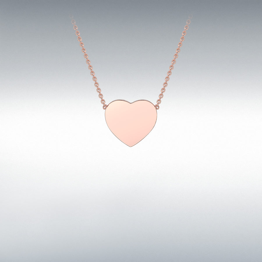 Engravable Heart Pendant-The Diamond Setter