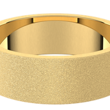 Unique Wedding Ring with Glass Blast Finish-The Diamond Setter