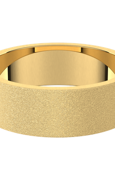 Unique Wedding Ring with Glass Blast Finish-The Diamond Setter