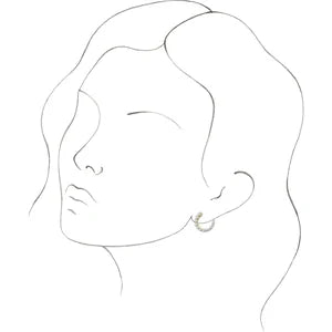 Front Back Diamond Earrings-The Diamond Setter