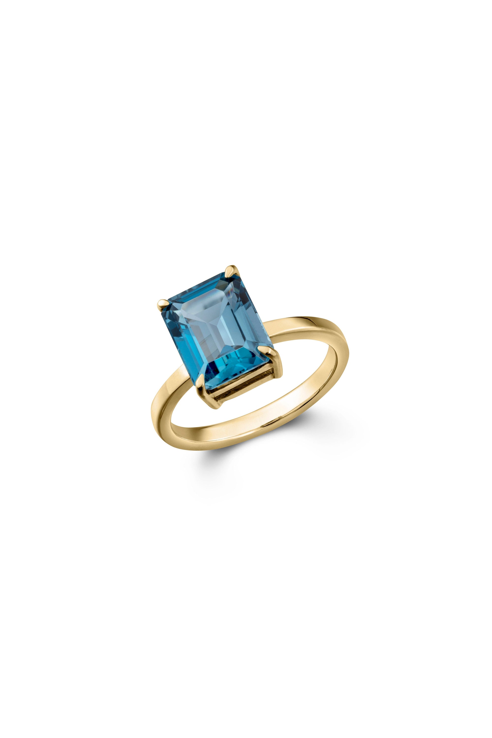 London Blue Topaz Dress Ring-The Diamond Setter