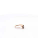 Salt and Pepper Marquise Diamond Solitaire Ring-The Diamond Setter