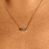 Marquise solitaire pendant east to west setting-The Diamond Setter
