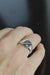 Silver Signet Ring with Black and White Diamonds-The Diamond Setter