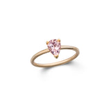 Dainty Morganite Ring-The Diamond Setter