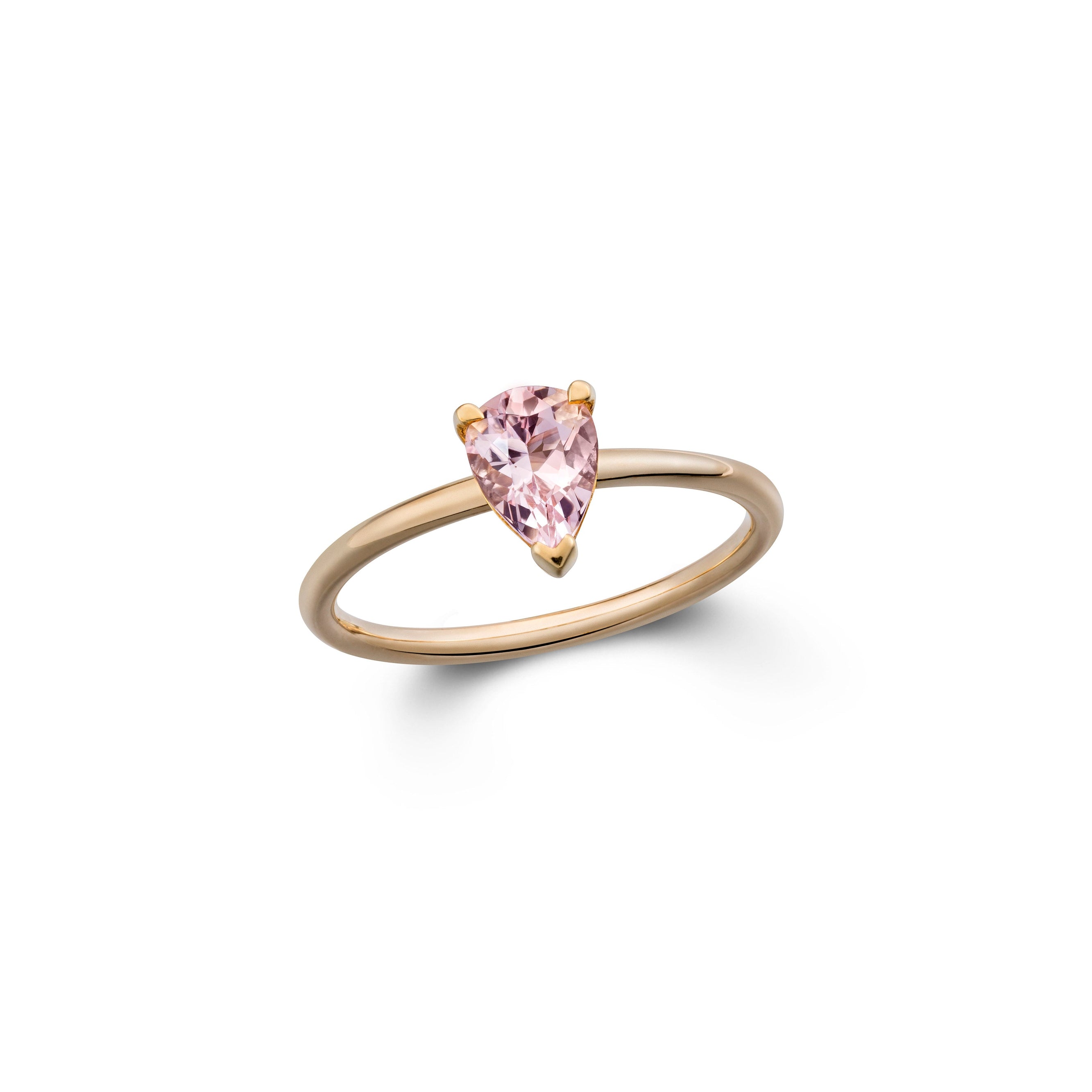 Dainty Morganite Ring-The Diamond Setter