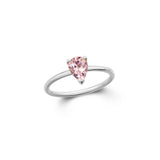 Dainty Morganite Ring-The Diamond Setter