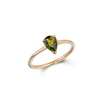 Green Tourmaline Ring-The Diamond Setter