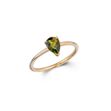 Green Tourmaline Ring-The Diamond Setter
