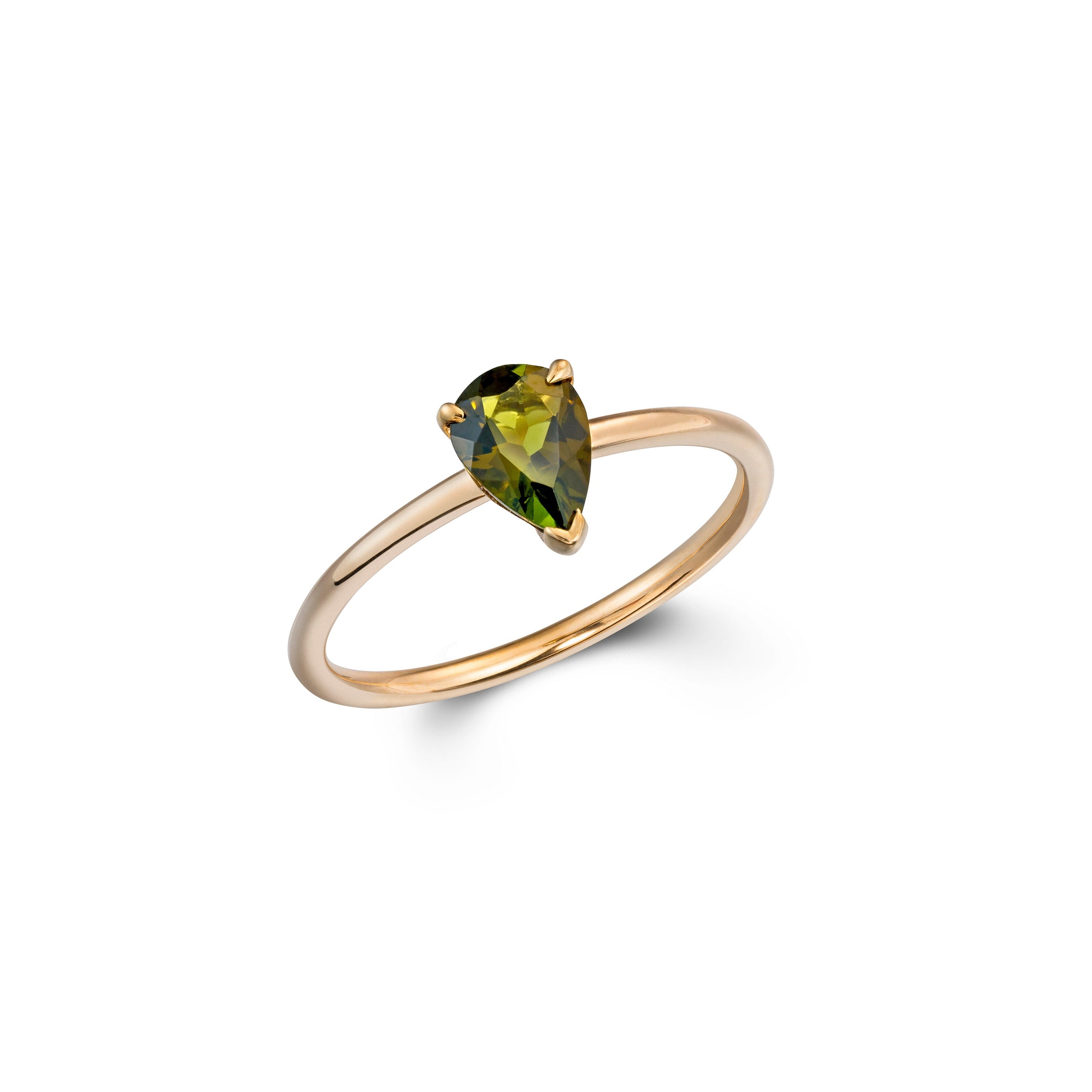 Green Tourmaline Ring-The Diamond Setter