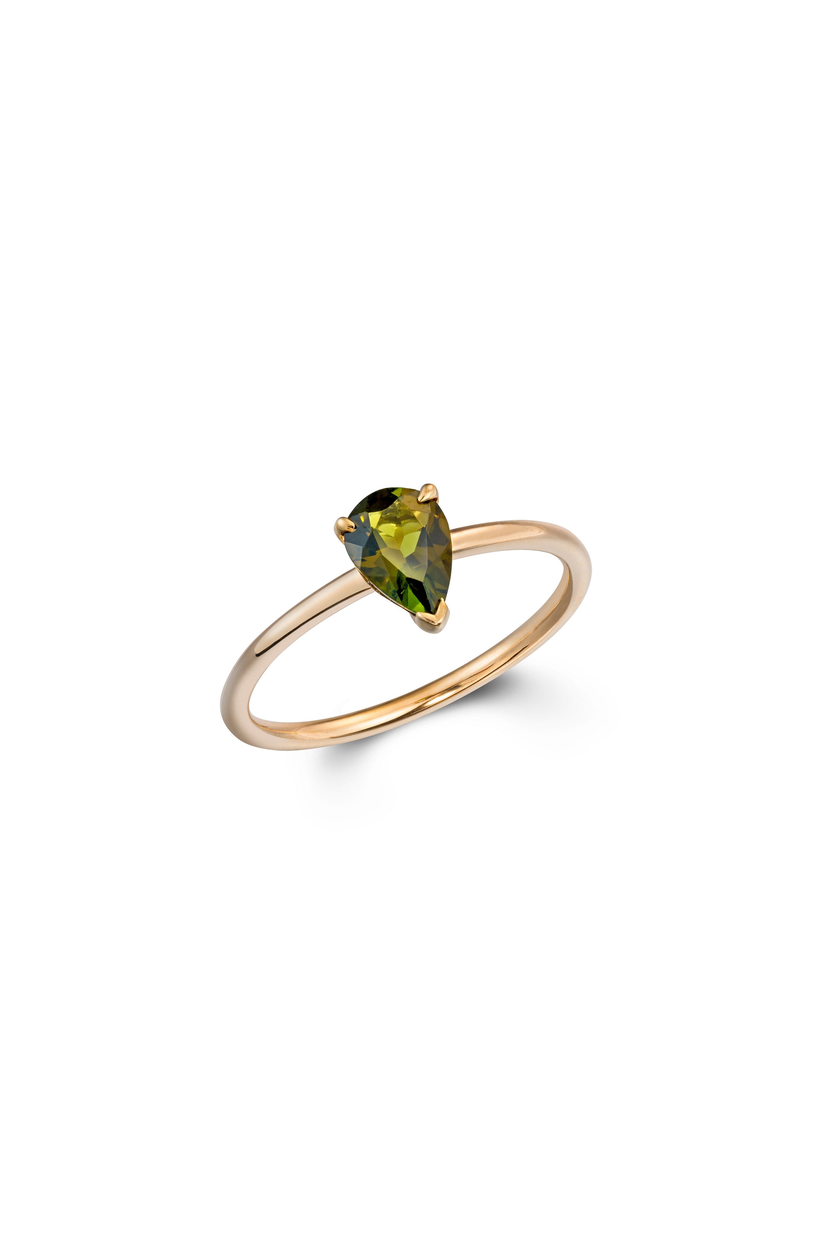 Green Tourmaline Ring-The Diamond Setter