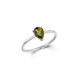Green Tourmaline Ring-The Diamond Setter