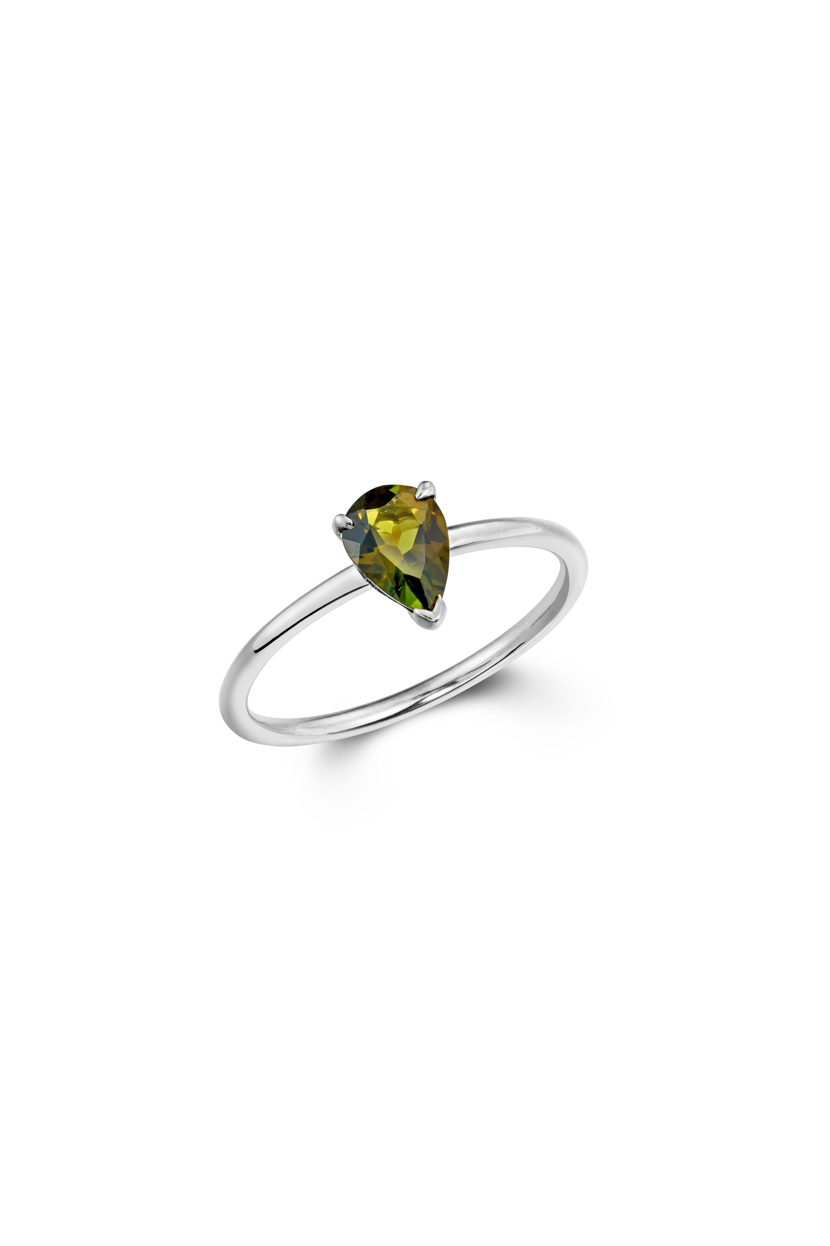 Green Tourmaline Ring-The Diamond Setter