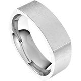 Square Wedding Ring with Ice Finish-The Diamond Setter