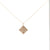 Square pendant with platinum jubilee hallmark-The Diamond Setter