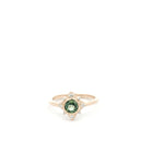 Green Sapphire constellation ring-The Diamond Setter