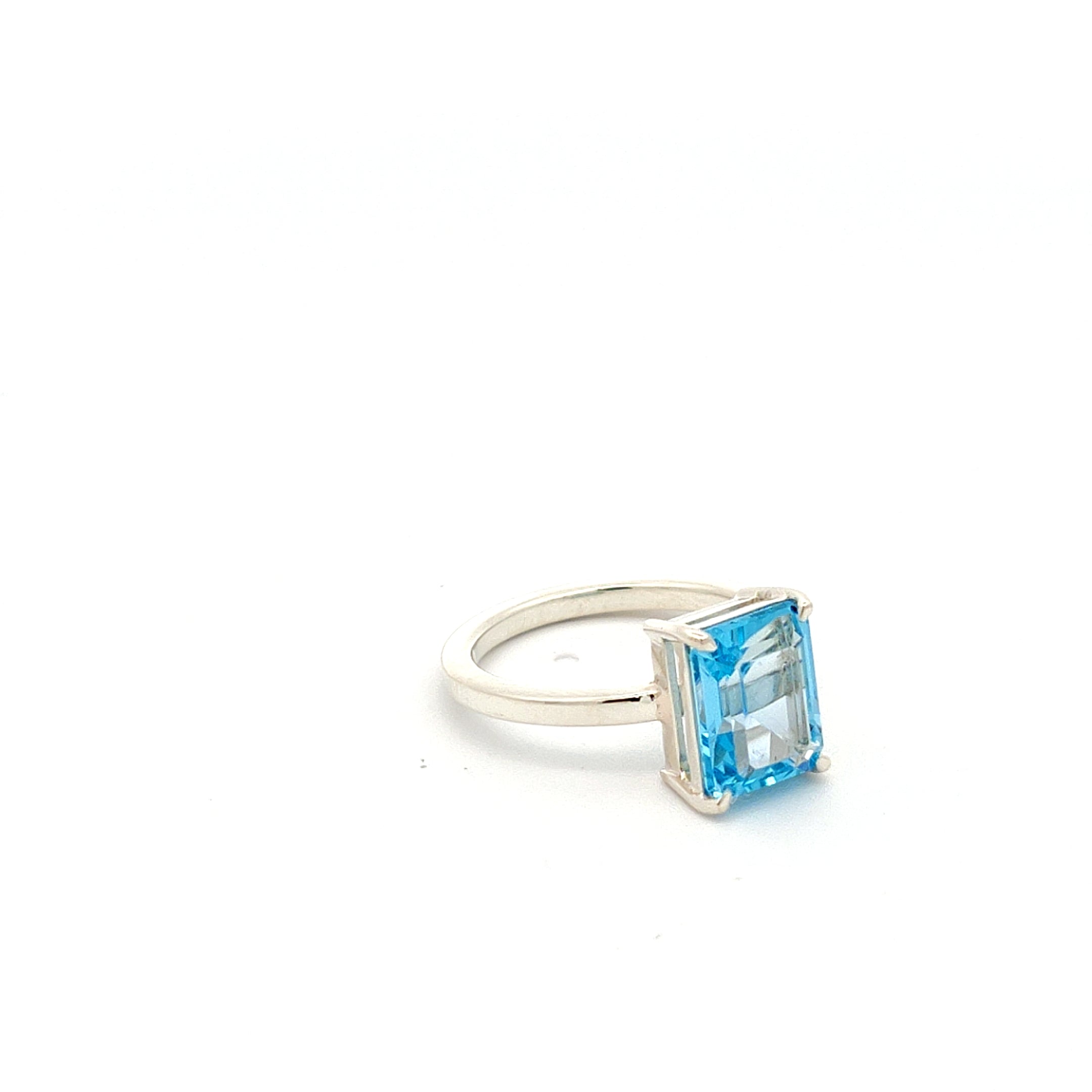 Swiss Blue Topaz Dress Ring-The Diamond Setter