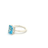 Swiss Blue Topaz Dress Ring-The Diamond Setter