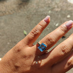 Swiss Blue Topaz Dress Ring-The Diamond Setter