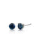 Teal Sapphire Gold Stud Earrings-earrings-The Diamond Setter