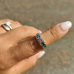 Trio of Sapphire Ring-The Diamond Setter