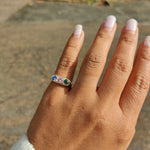 Trio of Sapphire Ring-The Diamond Setter