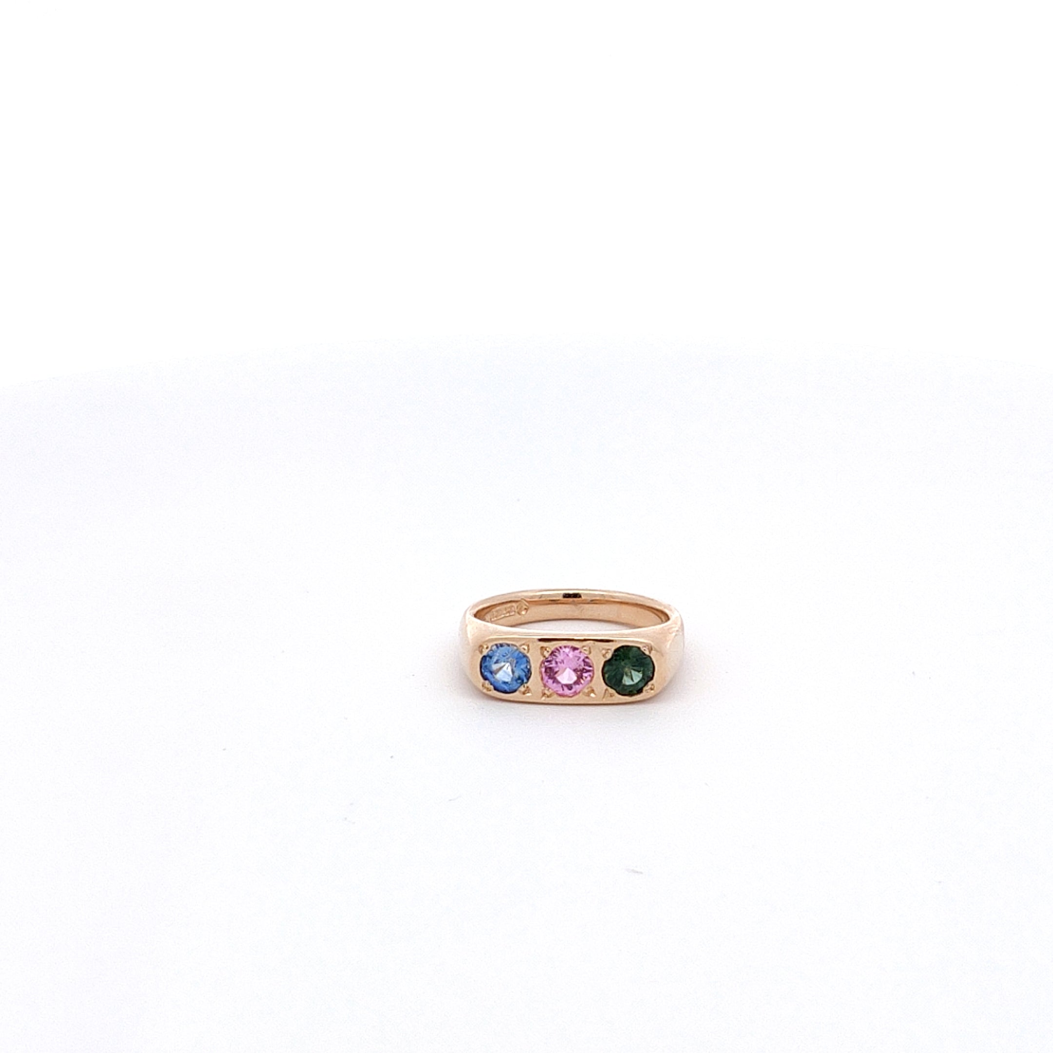 Trio of Sapphire Ring-The Diamond Setter
