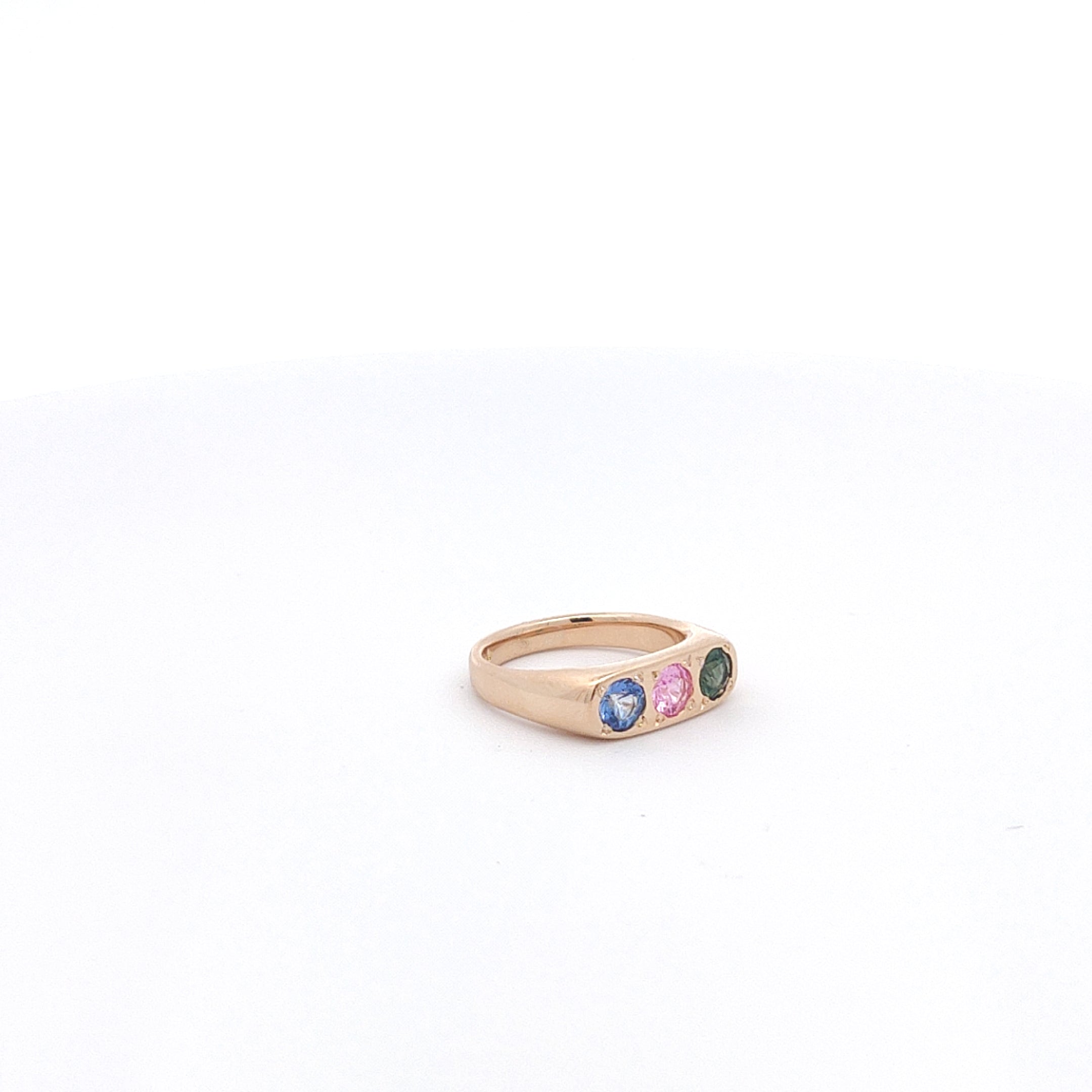 Trio of Sapphire Ring-The Diamond Setter