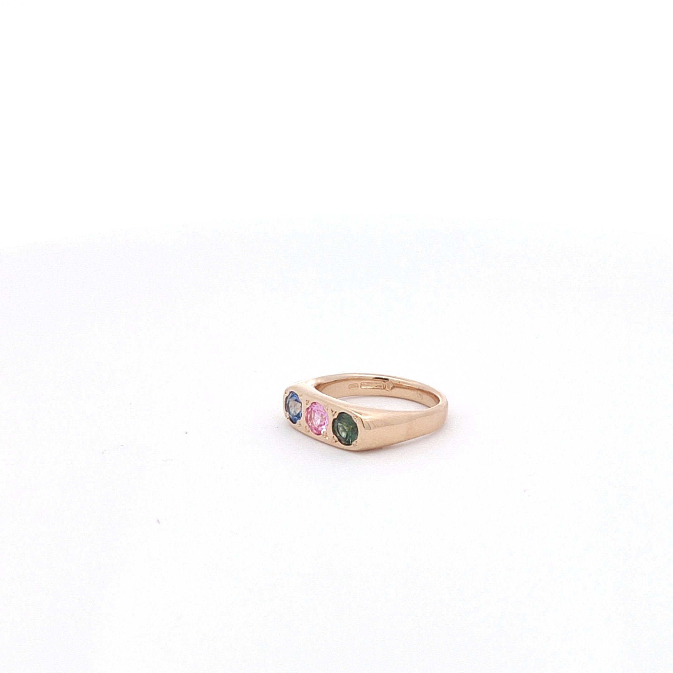 Trio of Sapphire Ring-The Diamond Setter