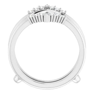 ACRUX - Stunning ring guard with diamonds-The Diamond Setter