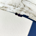 Amethyst Gold Stud Earrings-The Diamond Setter