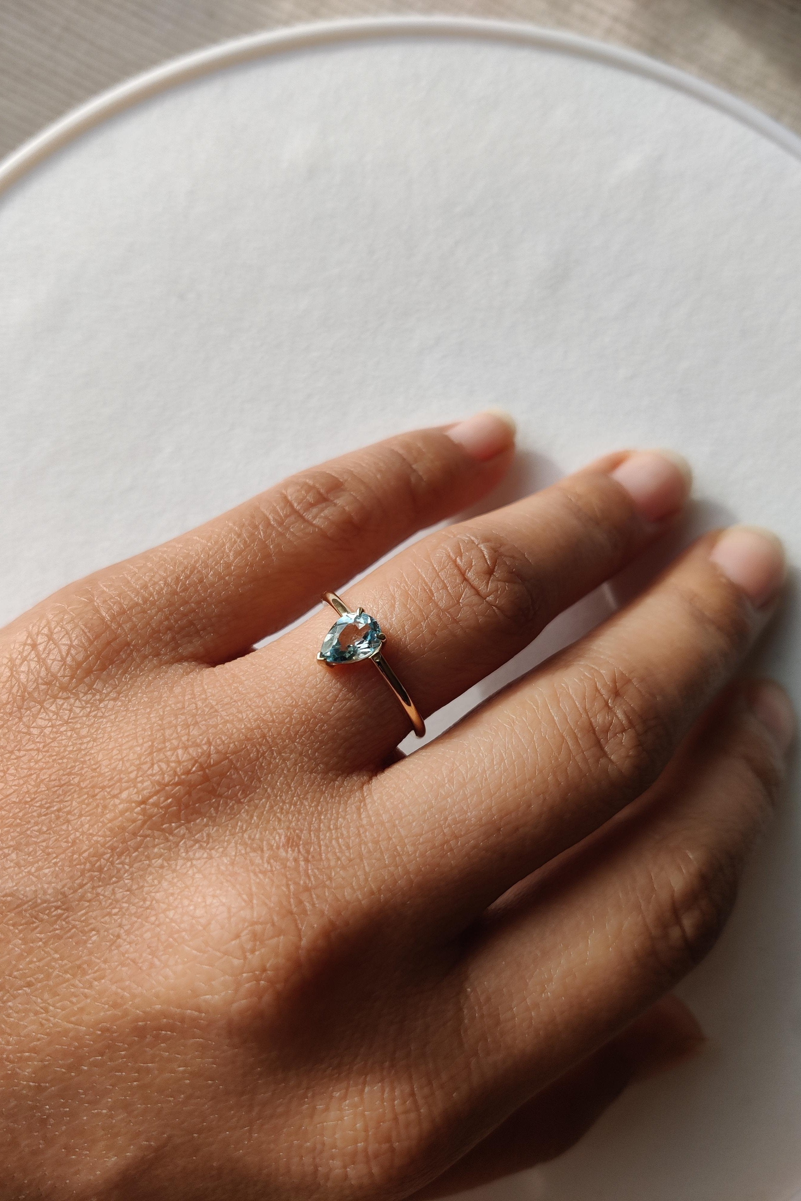 Aquamarine Ring-The Diamond Setter