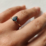 Blue Topaz Ring-The Diamond Setter