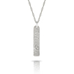 9 carat Gold Luxury Dog Tag Necklace with Diamonds-The Diamond Setter