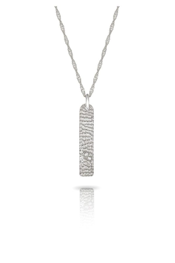 Diamond dog tags mens necklace top