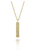9 carat Gold Luxury Dog Tag Necklace with Diamonds-The Diamond Setter