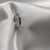 Half Eternity Ring with Channel Set Diamonds-The Diamond Setter